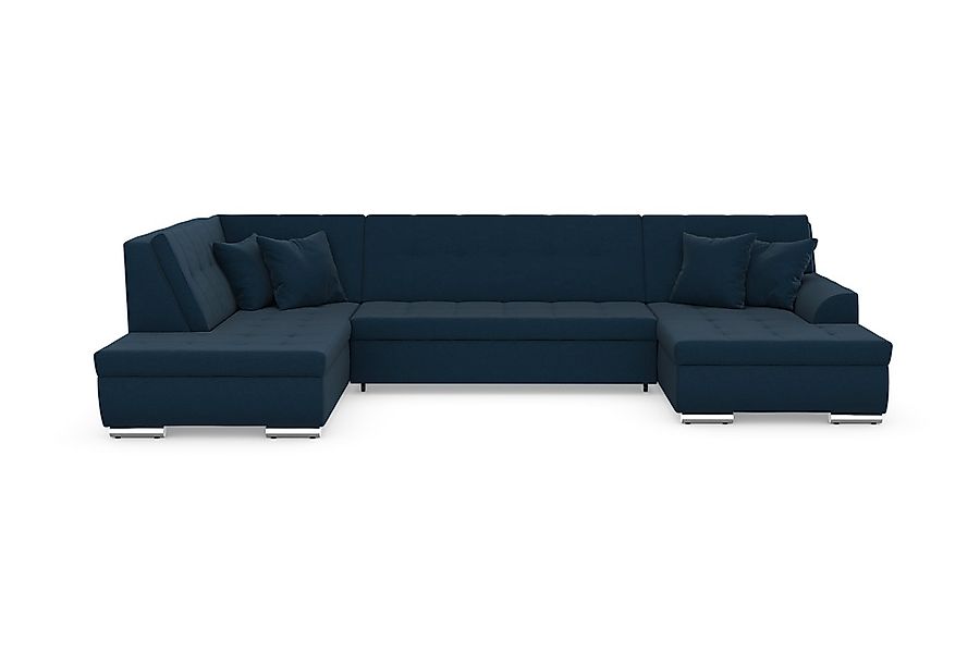 DOMO collection Wohnlandschaft »Treviso incl. Zierkissen, moderne Steppung, günstig online kaufen