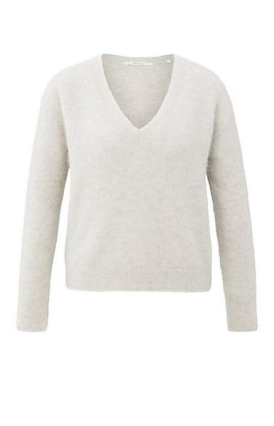 YAYA Strickpullover Pullover mit V-Ausschnitt günstig online kaufen