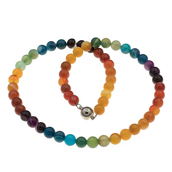 Bella Carina Perlenkette Regenbogen Kette mit günstig online kaufen