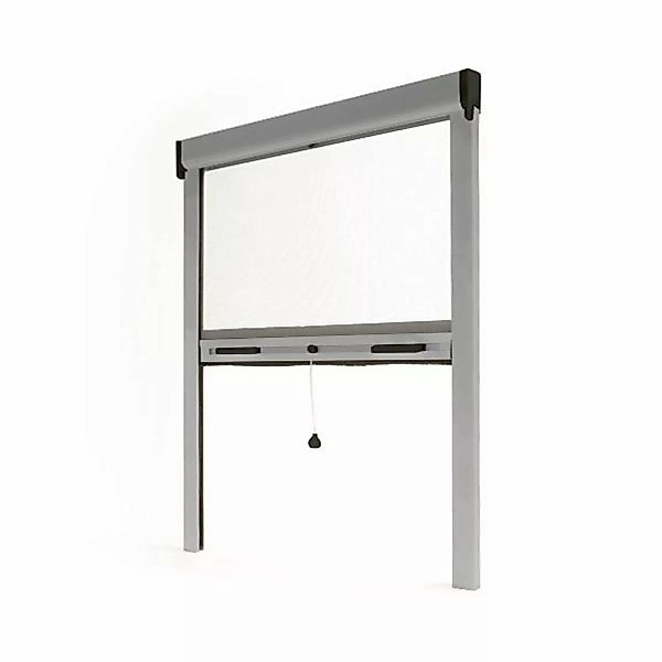 Avosdim Insektenschutzrollo Fenster & Tür Aluminium 125cm x 160cm Grau 7038 günstig online kaufen