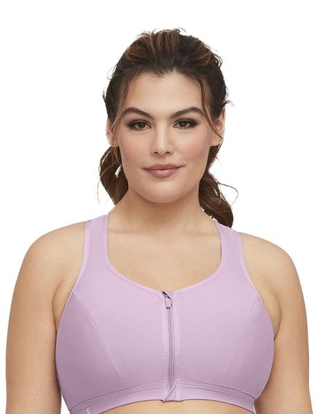 GLAMORISE Bügelloser BH Sport-BH mit Reißverschluss günstig online kaufen