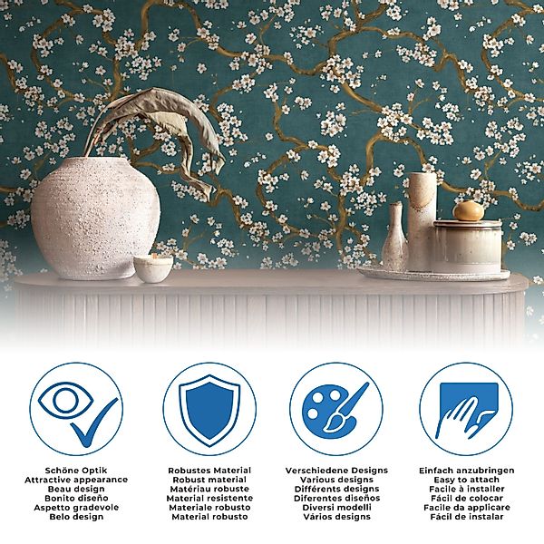 Rasch Vliestapete Finca, 417029, Einfarbig, Uni, günstig online kaufen