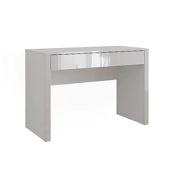 Vicco Schminktisch Annabelle Weiß Hochglanz/Weiß 110 cm mit 2 Schubladen günstig online kaufen