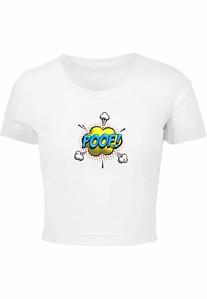 Merchcode T-Shirt "Merchcode Damen Ladies POOF Comic Cropped Tee" 1 Stk. tl günstig online kaufen