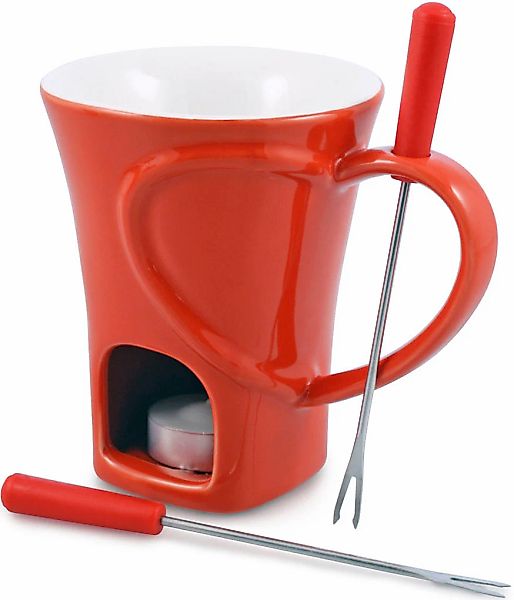 SWISSMAR Fondue "Sweetheart" Keramik, Schokolade, 1 Keramikfondue, 2 Fondue günstig online kaufen