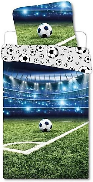 BrandMac Kinderbettwäsche BrandMac Baby Bettwäsche Fußball 100 x 135 cm, 10 günstig online kaufen