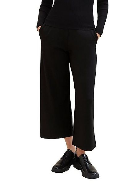 TOM TAILOR Denim Stoffhose easy culotte, deep black günstig online kaufen