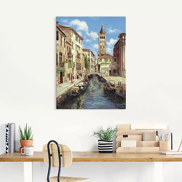 Artland Wandbild »Venedig«, Venedig, (1 St.), als Leinwandbild, Poster in v günstig online kaufen