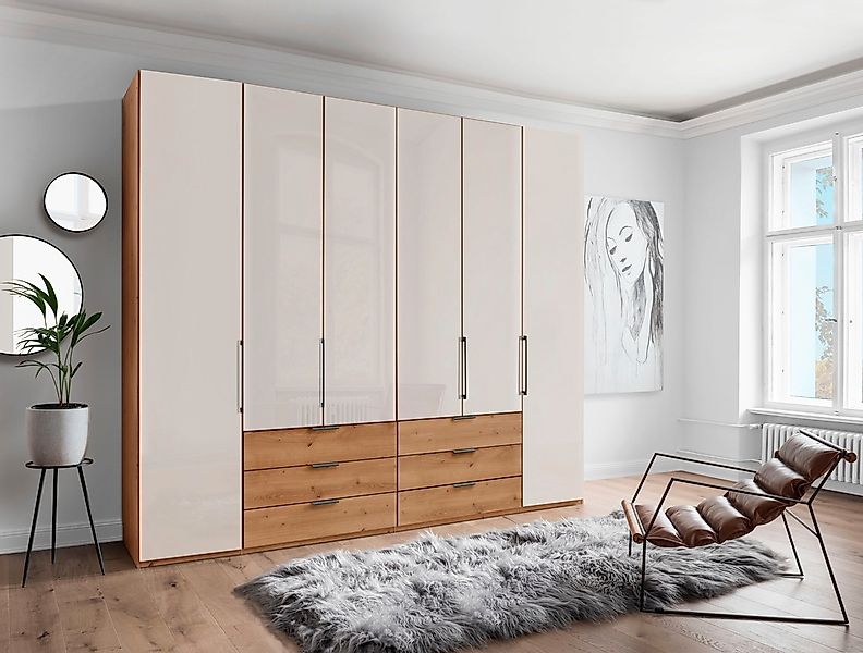 WIEMANN Falttürenschrank "Monaco" Teil-Glasfront sowie hochwertige Beschläg günstig online kaufen