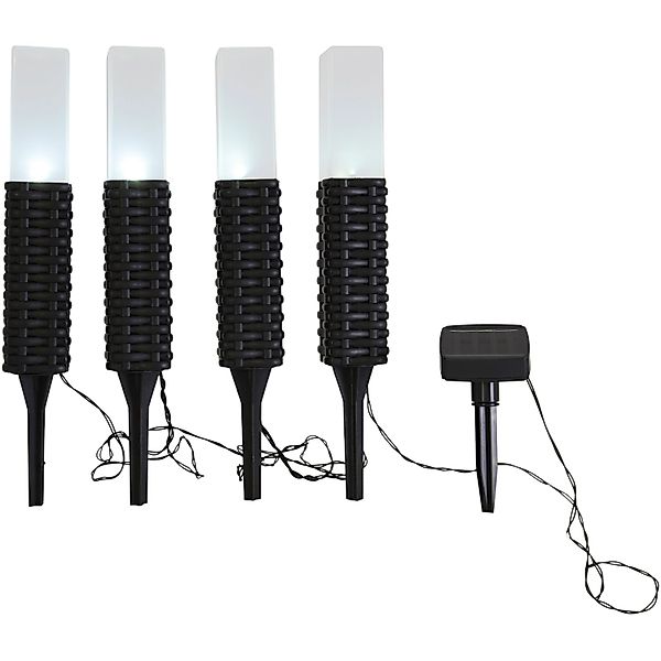 näve LED Solarleuchte "Merle" 4 Stk. Kaltweiß Solar günstig online kaufen