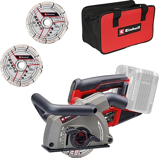 Einhell Mauernutfräse TP-MA 36/30 Li BL - Solo, mit 2 Diamant Trennscheiben günstig online kaufen