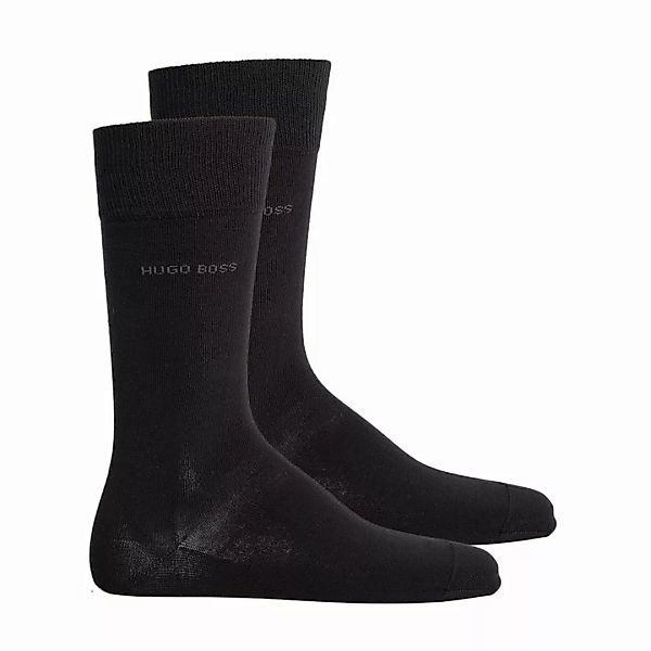 HUGO BOSS 2er Pack Socken, Soft Cotton, Twopack RS Uni, Einfarbig - Farbwah günstig online kaufen