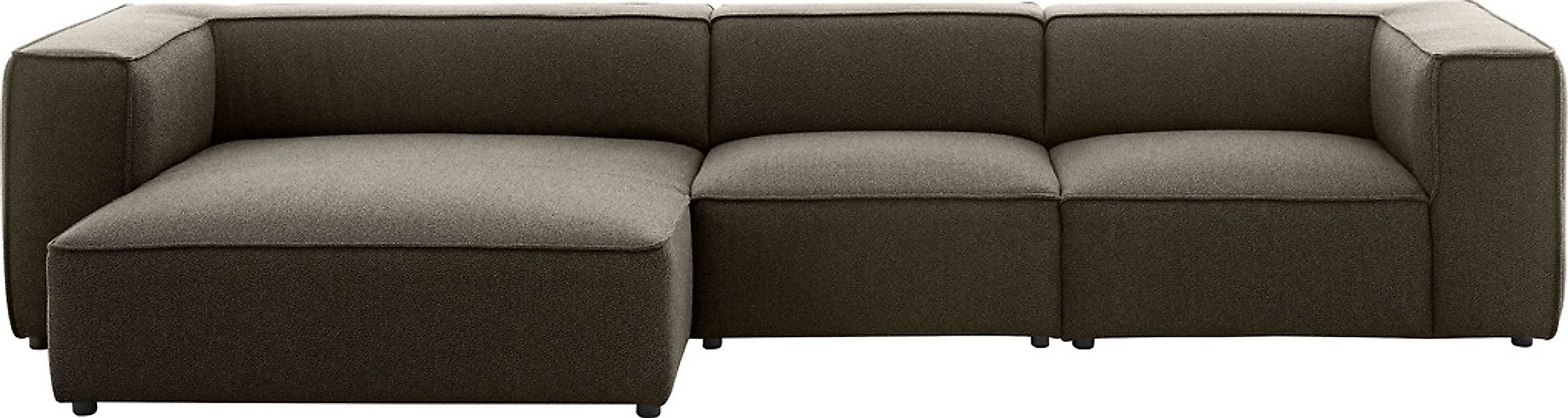 W.SCHILLIG Ecksofa »around-the-block«, mit eleganter Biese, mit Federkern, günstig online kaufen