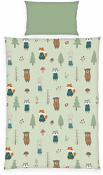Baby Best Wendebettwäsche »babybest Waldtiere« 2 Stk. tlg. besonders kusche günstig online kaufen