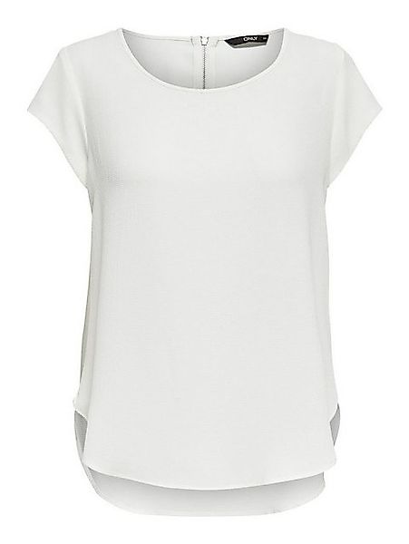 ONLY Blusenshirt Einfarbige Kurzarm Oberteil ONLVIC (1-tlg) ONLVIC S/S SOLI günstig online kaufen