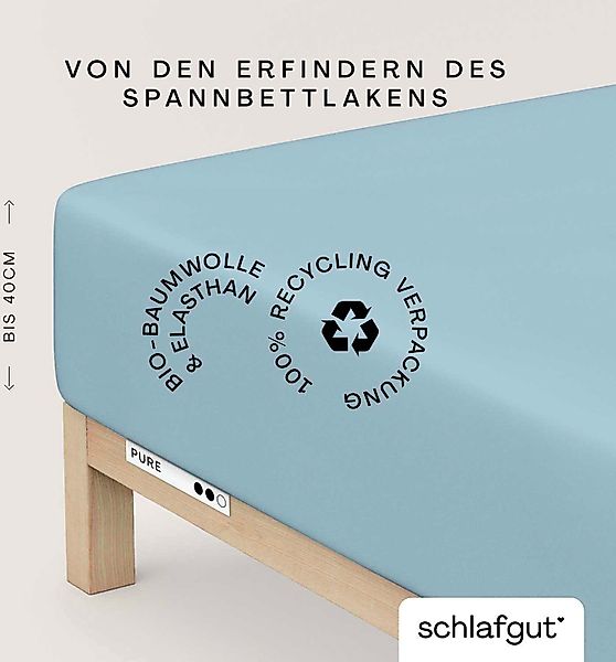 Schlafgut Spannbettlaken PURE BOXSPRING in Gr. günstig online kaufen