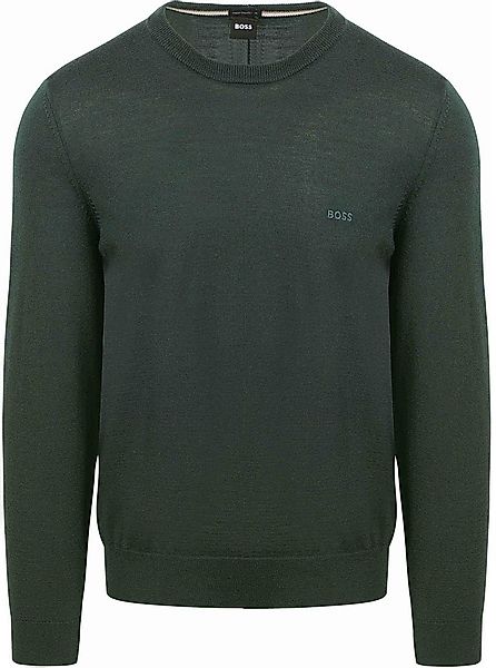 BOSS Pull Botto Wool Dunkelgrün - Größe L günstig online kaufen