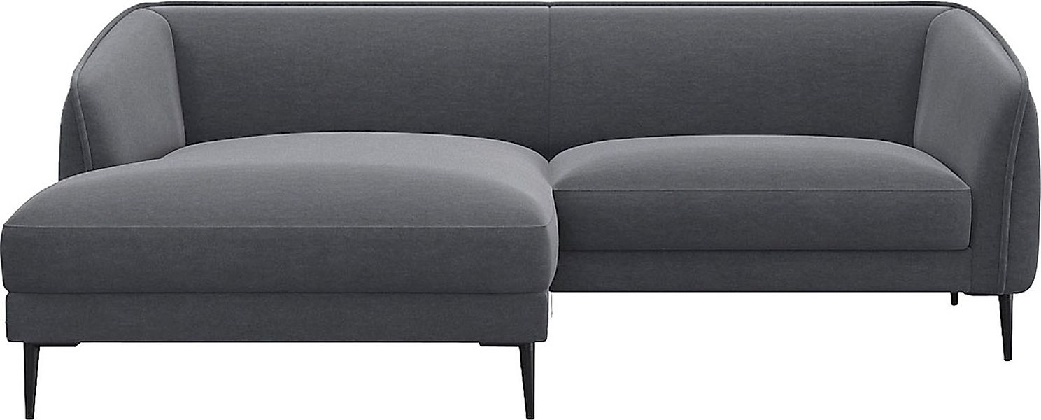 FLEXLUX Ecksofa "Belle Designsofa, bequem durch Kaltschaum im Sitz, OTTOs C günstig online kaufen