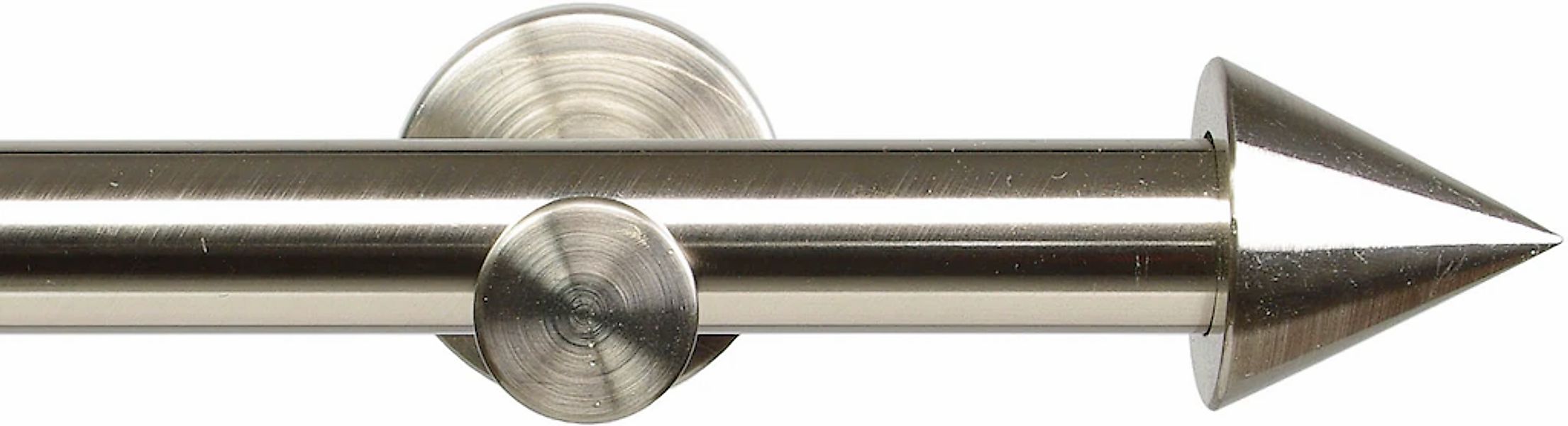 Liedeco Gardinenstange "Modern Line Kegel" Ø 16 mm 1 läufig-läufig Fixmaß günstig online kaufen