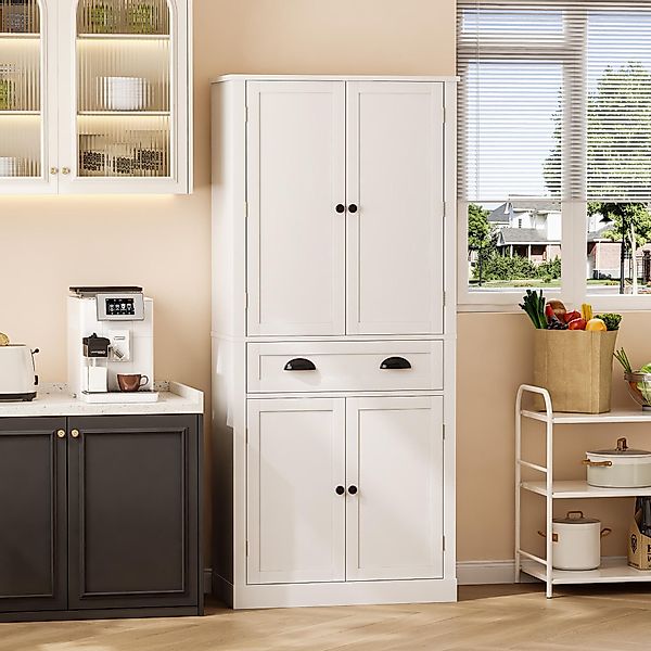 Ulife Mehrzweckschrank Hochschrank Vorratsschrank Küchenschrank mit günstig online kaufen