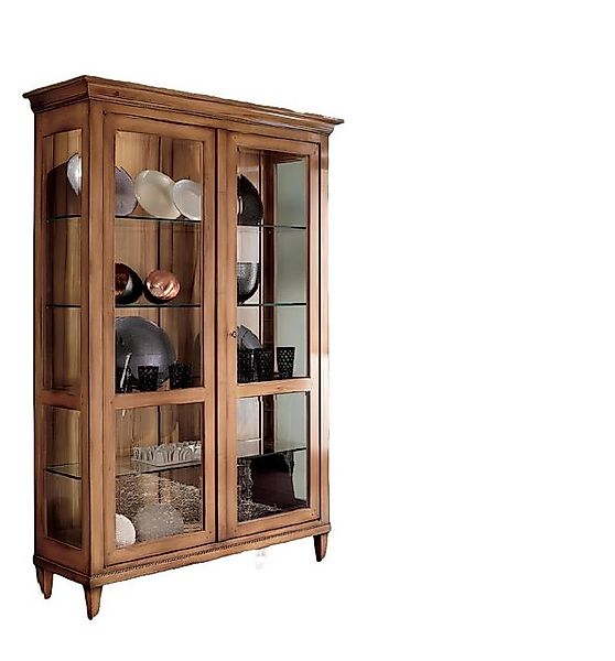 JVmoebel Vitrine Vitrinen Vitrine xxl Glas Schrank Anrichte Holz Möbel Klas günstig online kaufen