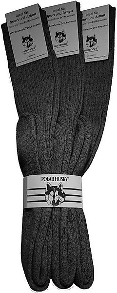 Polar Husky Kniestrümpfe 3 Paar Norweger-Kniestrümpfe (3 Paar) stabiles Mat günstig online kaufen
