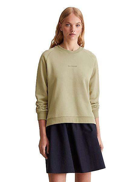 Marc OPolo DENIM Sweatshirt, Rückenteil dezent länger, kleine Seitenschlitz günstig online kaufen