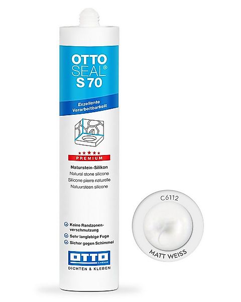 OTTO-Chemie Silikon Ottoseal S70 Premium-Naturstein-Silikon 310ml, gebrauch günstig online kaufen