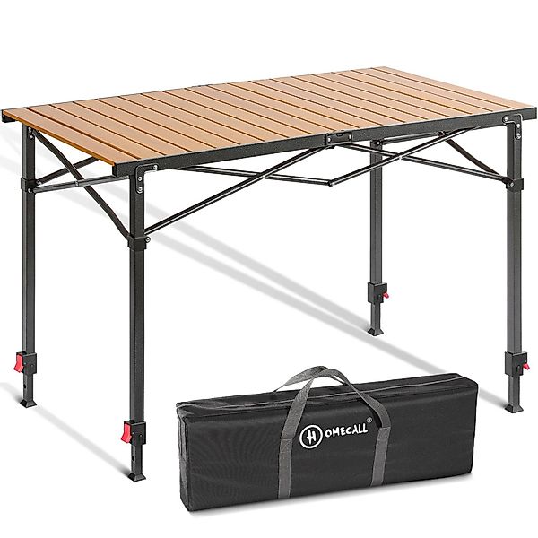 HOMECALL Klapptisch Campingtisch Höhenverstellbar Klappbar Balkontisch günstig online kaufen