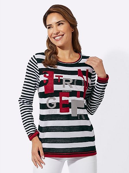 Sieh an! Strickpullover Langarm-Pullover Langarm Jacquard, Jersey günstig online kaufen