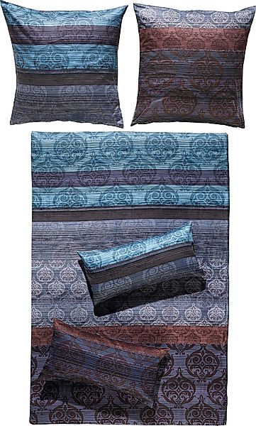 Erwin Müller Bettwäsche Bettwäsche, Mako-Satin, Streifen günstig online kaufen