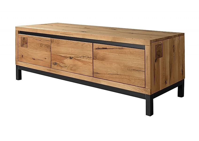 Massivmoebel24 TV-Board (TV-Board Wildeiche 153x55x54 natur günstig online kaufen