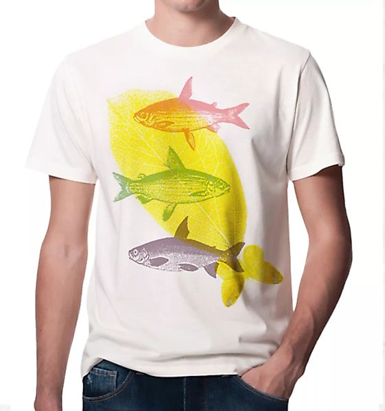 Fliegende Fische T-shirt Für Männer In Weiß günstig online kaufen