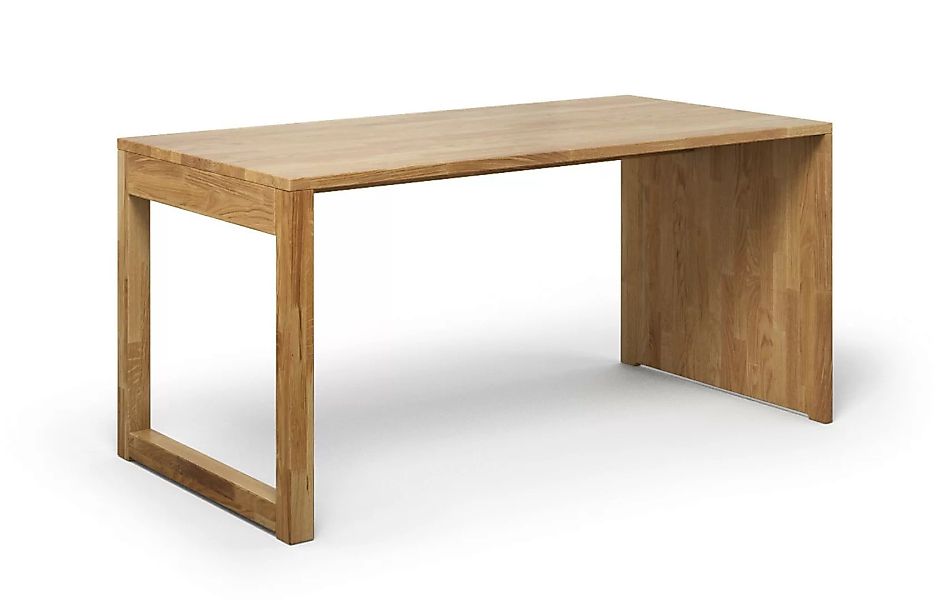 Schreibtisch Ebina aus Eiche rustikal günstig online kaufen