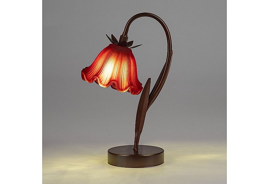 formano LED Tischleuchte Blume, Mit Timerfunktion, Rot, Motiv: Blüte günstig online kaufen