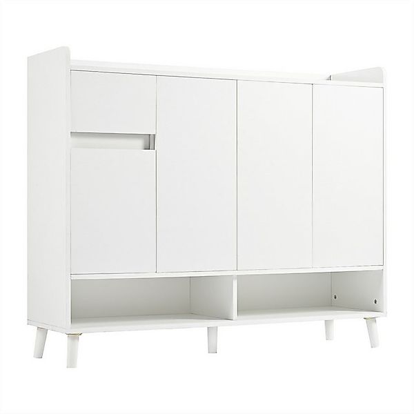 STILVORA Schuhschrank weiß Moderne Schuhkipper Sideboard für Esszimmer, Woh günstig online kaufen