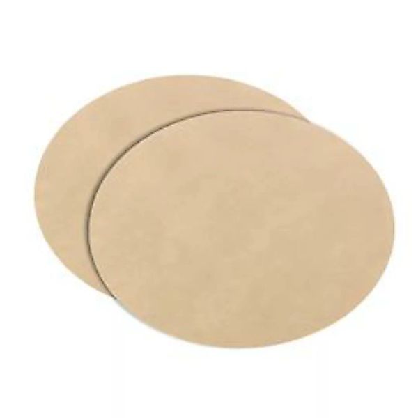 Platzset 2er-Set 'tableMAT' sand oval günstig online kaufen