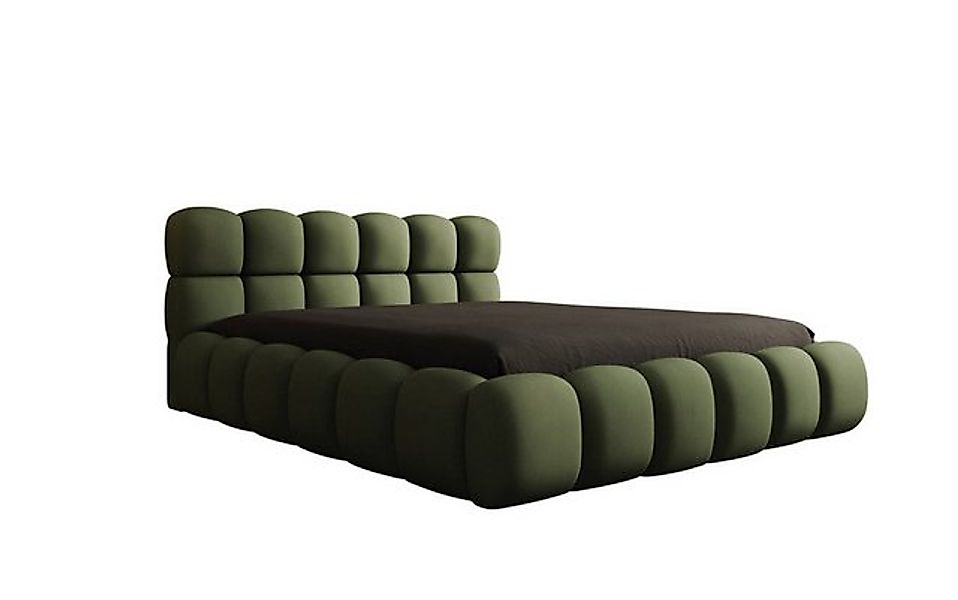 Luxusbetten24 Polsterbett Designer Polsterbett Boston Stoff, mit Stauraum, günstig online kaufen
