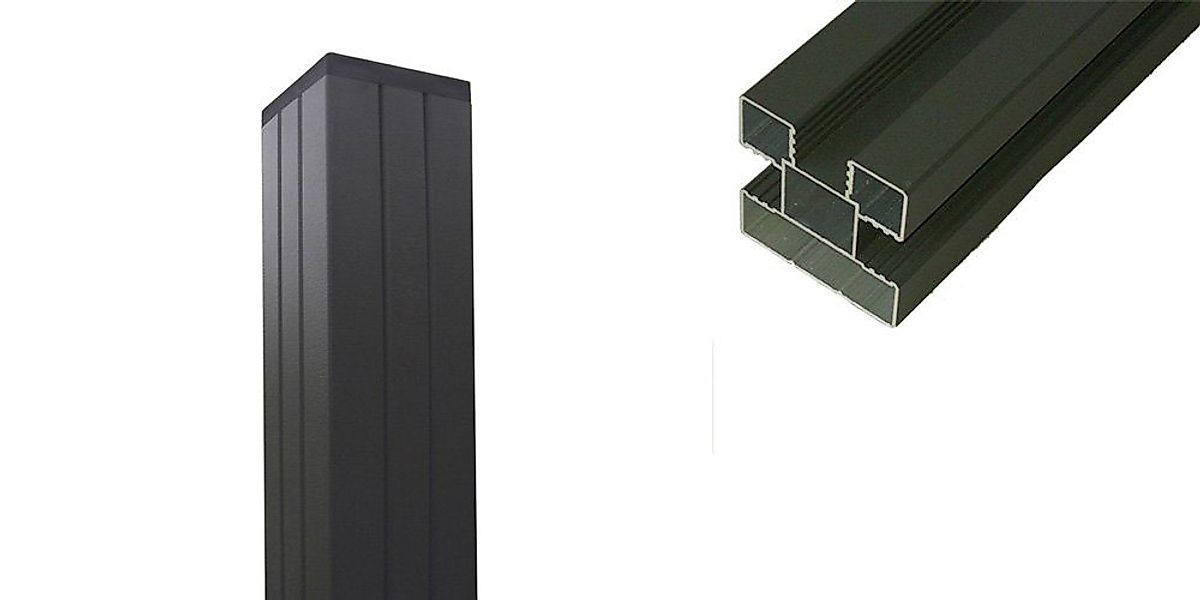 Woodstore24 Zaunpfosten Pfosten für WPC Zaun günstig online kaufen