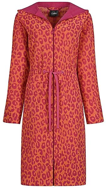 Cawö Damenbademantel Damen Morgenmantel mit Kapuze, Baumwollmischung, Kapuz günstig online kaufen
