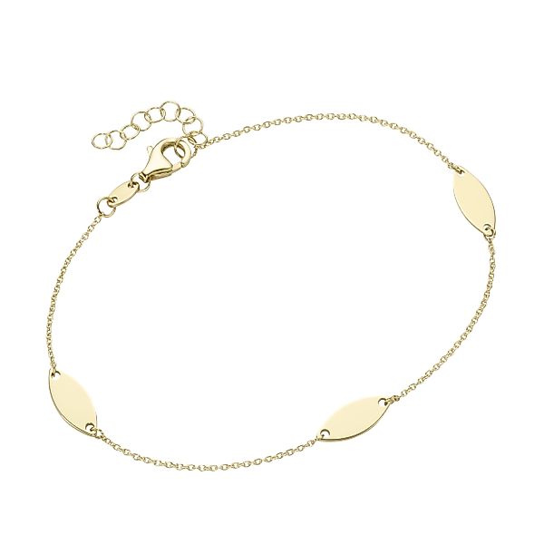 Luigi Merano Armband "mit navetteförmigen Elementen, Gold 375" günstig online kaufen