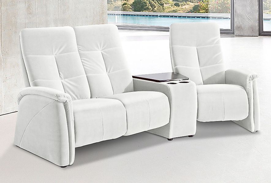 exxpo - sofa fashion 3-Sitzer »Tivoli, Kinosofa mit Tischablage & Stauraumf günstig online kaufen