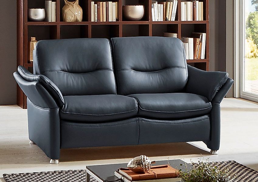 HUKLA 2-Sitzer "HU-SF15058 Ledersofa, Breite 164 cm", hochwertiges Glattled günstig online kaufen
