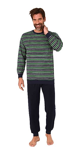 Normann Pyjama Normann Herren Frottee Schlafanzug günstig online kaufen