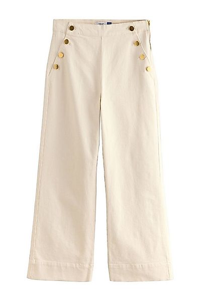 Next Weite Jeans Jeans mit weitem Bein und Goldknopf vorne (1-tlg) günstig online kaufen