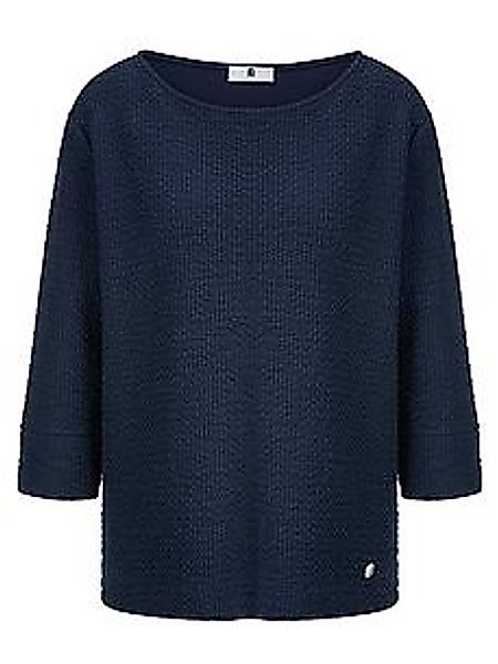 Rundhals-Shirt Anna Aura blau günstig online kaufen