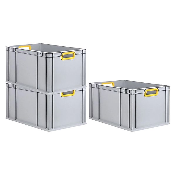 PROREGAL Spar Set 3x Eurobox Nextgen Color HxBxT 32 x 40 x 60 cm 65 Liter G günstig online kaufen