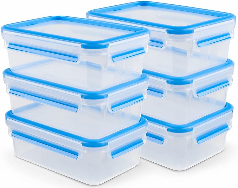 Emsa Frischhaltedose "Clip&Close" Set, 6 Stk. tlg. Made in Germany, mikrowe günstig online kaufen