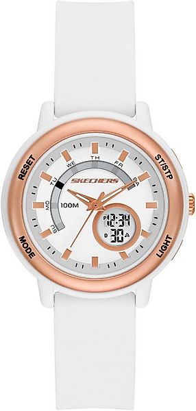 Skechers Chronograph SALERNO SR6327, Quarzuhr, Armbanduhr, Damenuhr, Siliko günstig online kaufen
