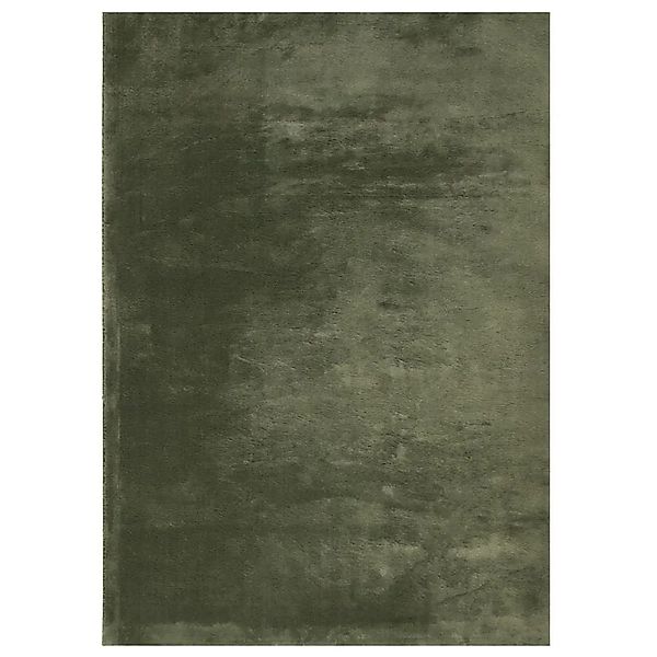 vidaXL Teppich HUARTE Kurzflor Weich und Waschbar Waldgrün 140x200 cm 37509 günstig online kaufen